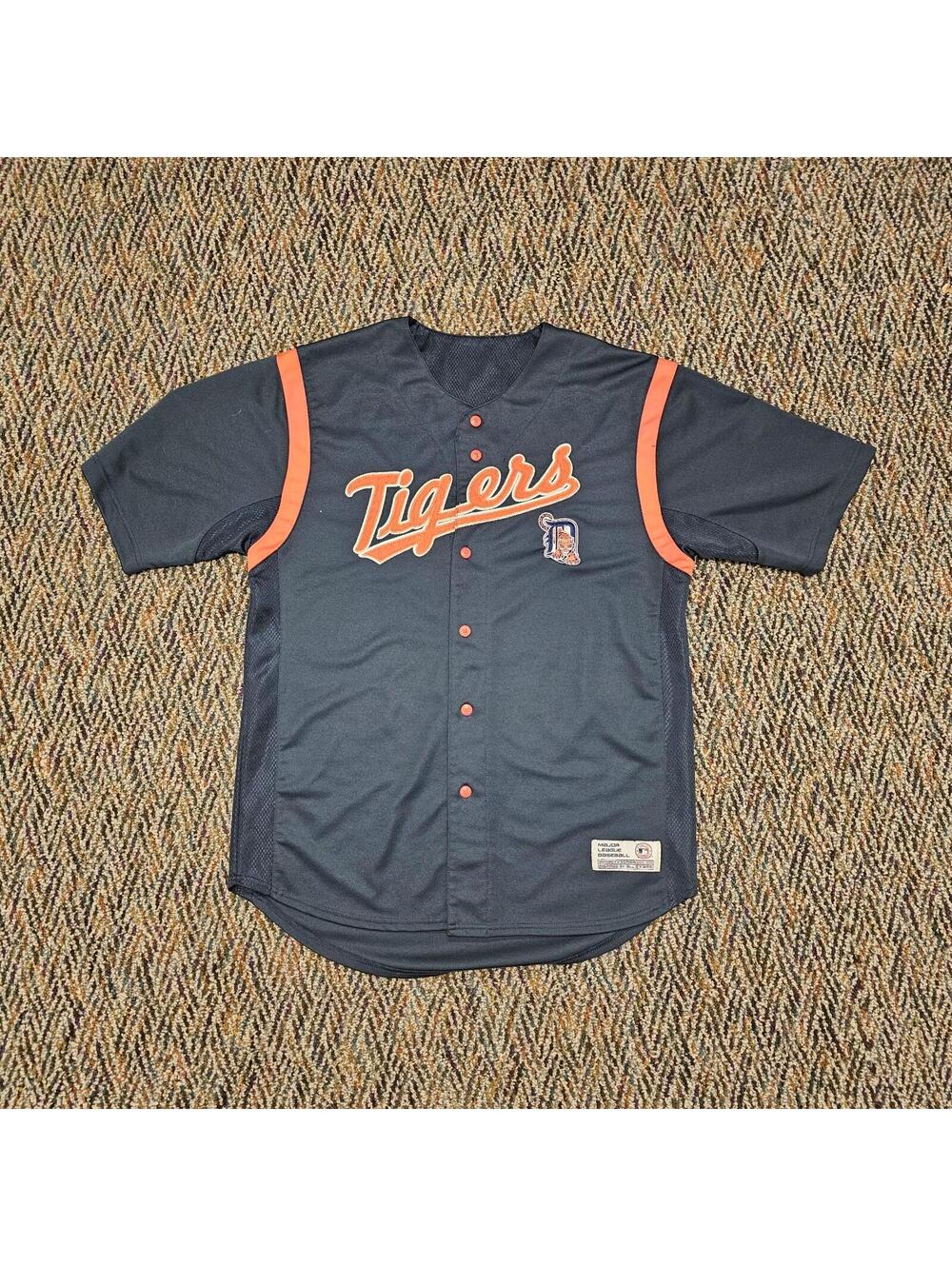 Dynasty MLB Detroit Tigers Baseball Jersey Sz L (42-44)